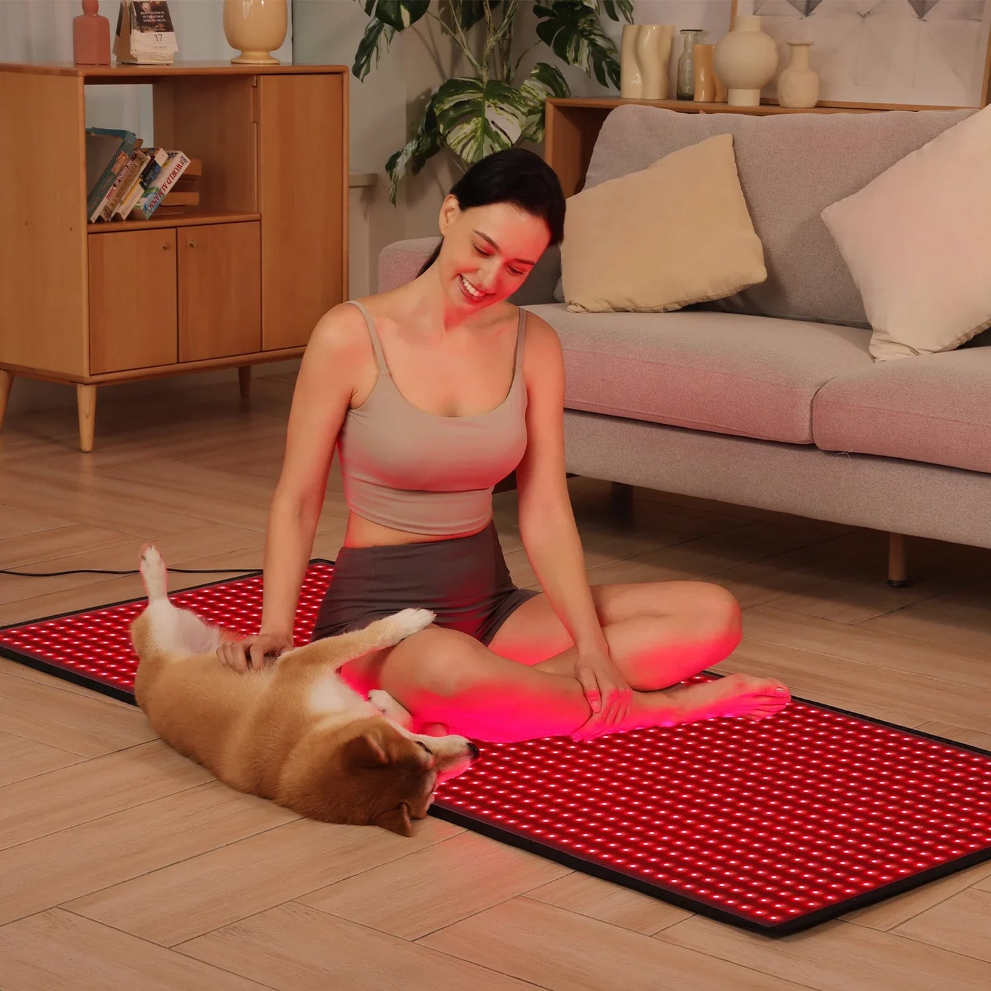 Tapete de Terapia con Luz Roja