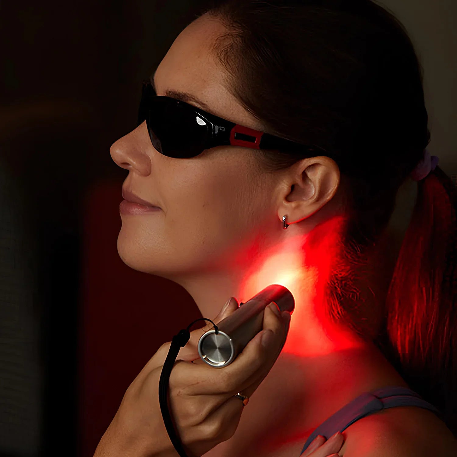 Dispositivo portátil de terapia de luz roja