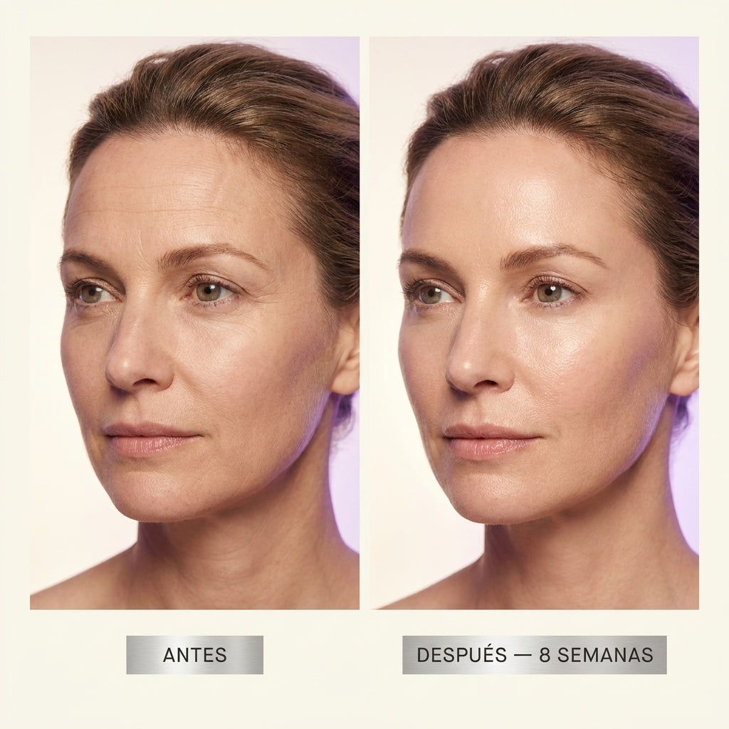 Antes y después arrugas